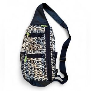 THIRTY-ONE blue and white shoulder crossbody sling. Great condition!